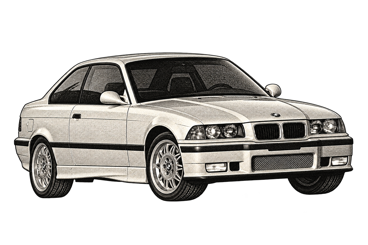 BMW M3 ink study