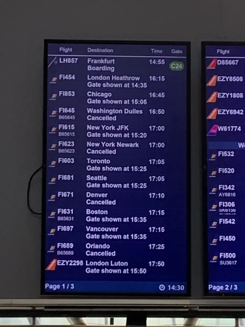 This is what a pandemic looks like at the airport.