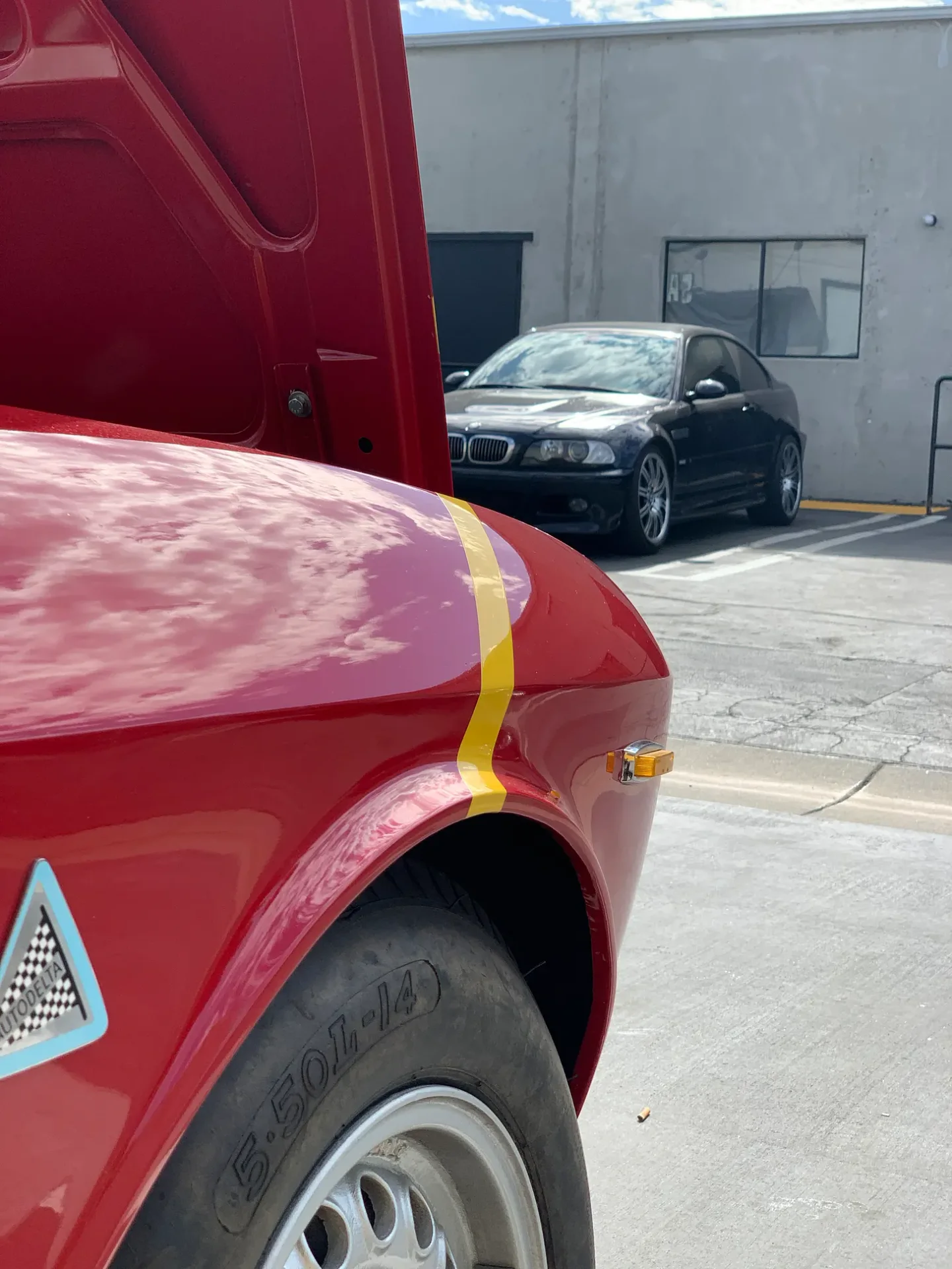 My 2003 M3 in the background.
