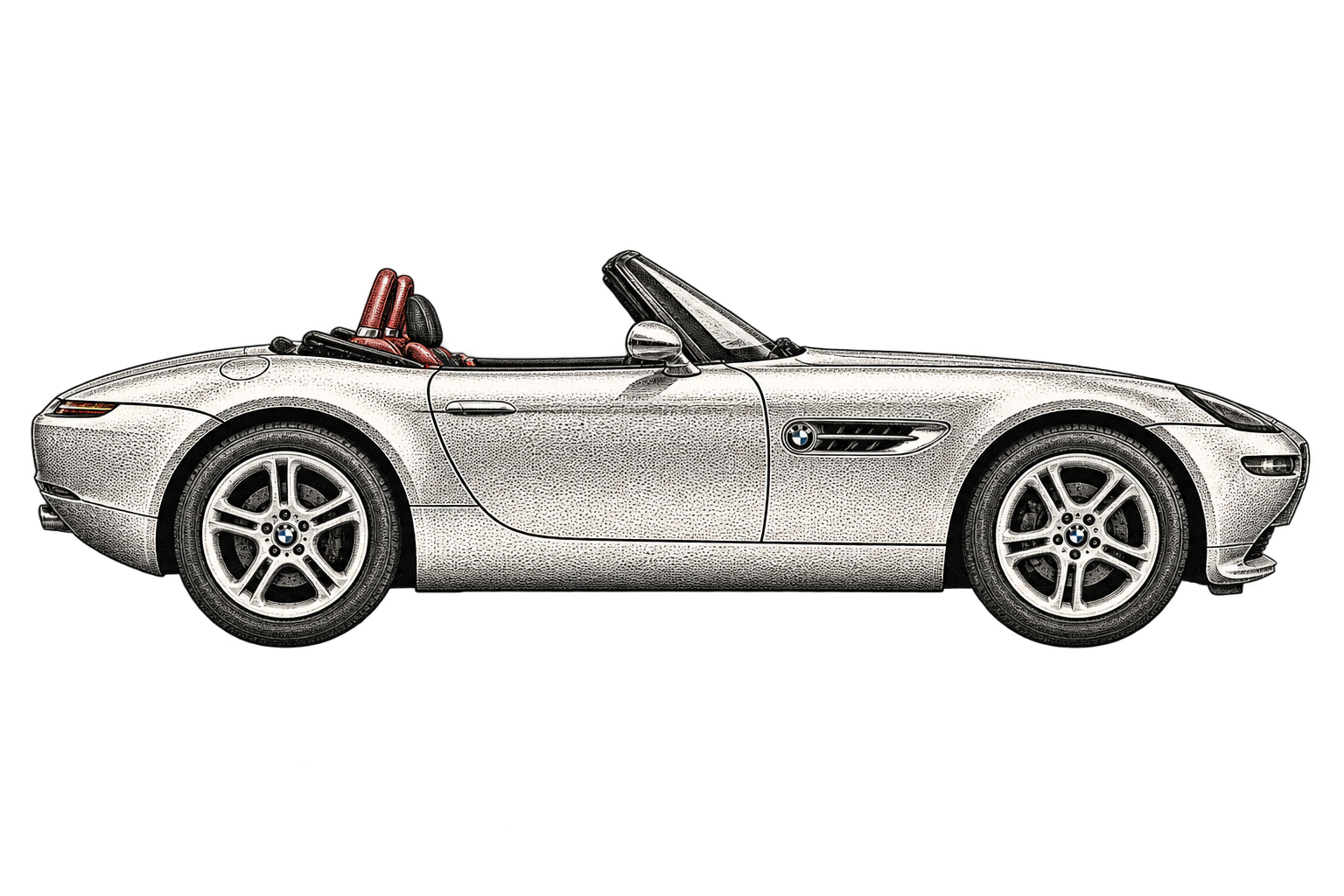 BMW Z8 ink study
